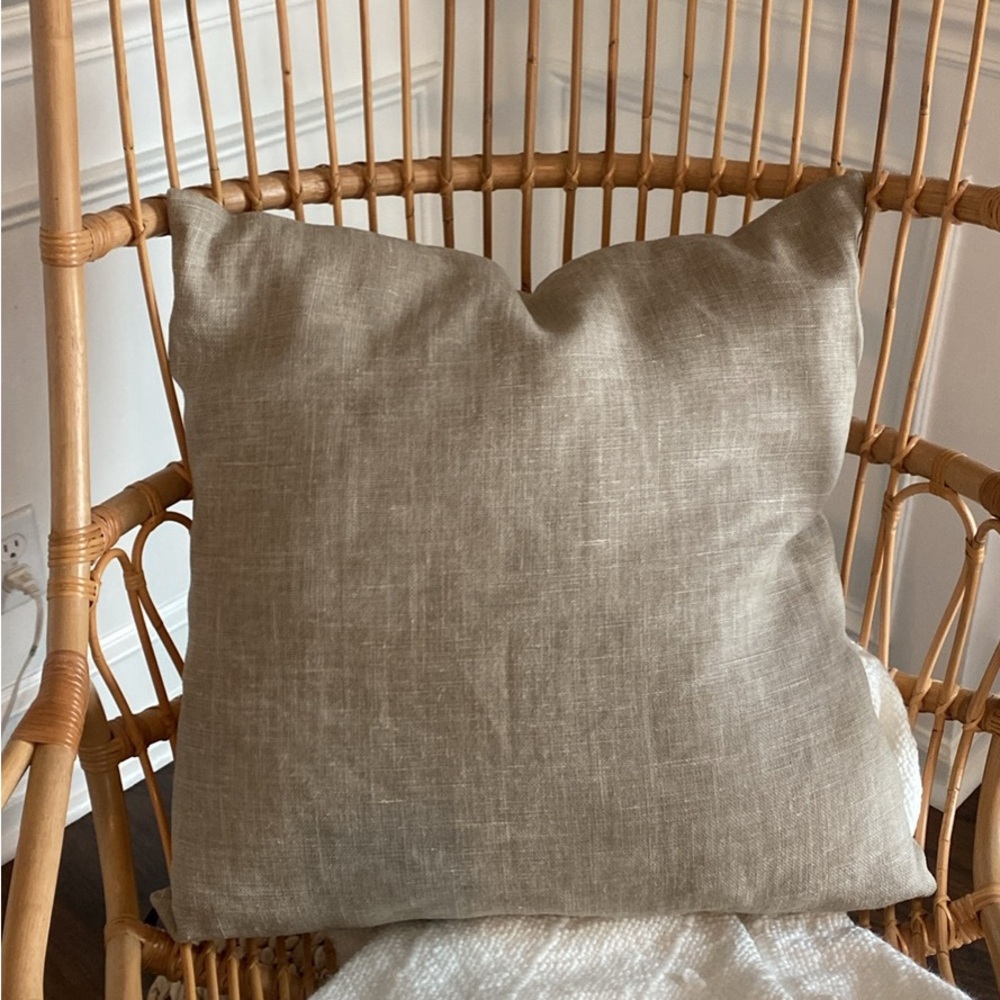 Pottery Barn Belgian Linen Throw Pillow